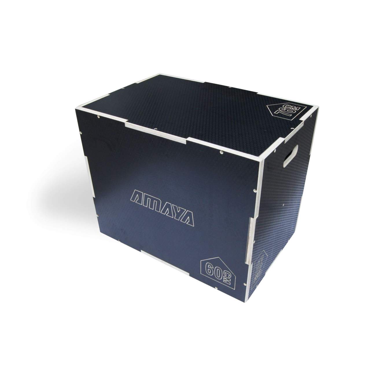 Caja Pliométrica - Gran Caja De Madera 3 En 1 - Grande - 50 X 60 X 75 Cm