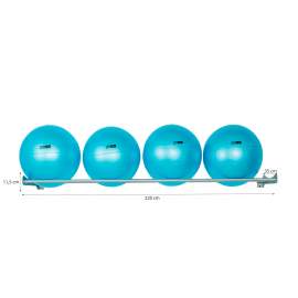 Soporte pared fitness ball 220 cm